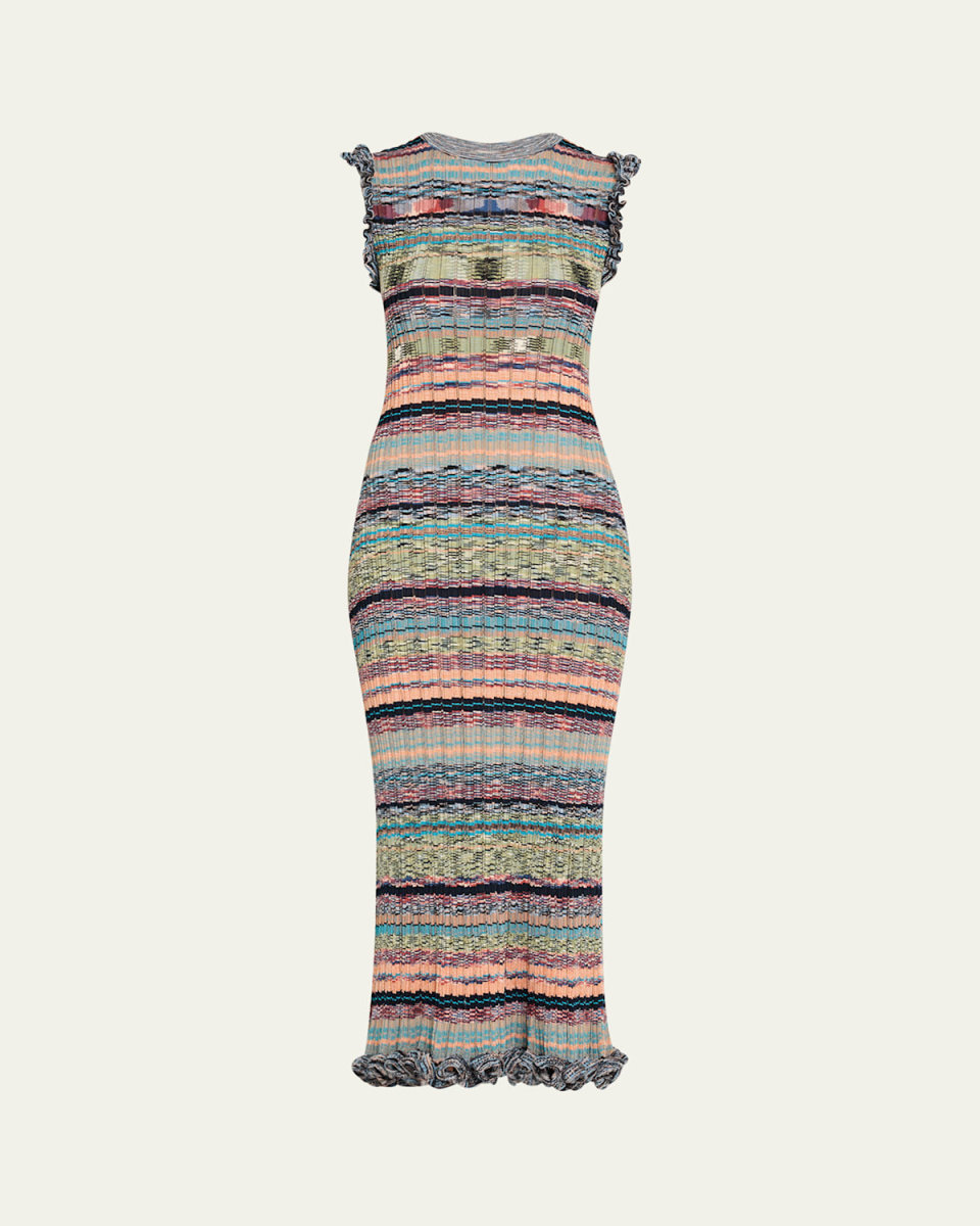 Ajak Sleeveless Knit Midi Dress